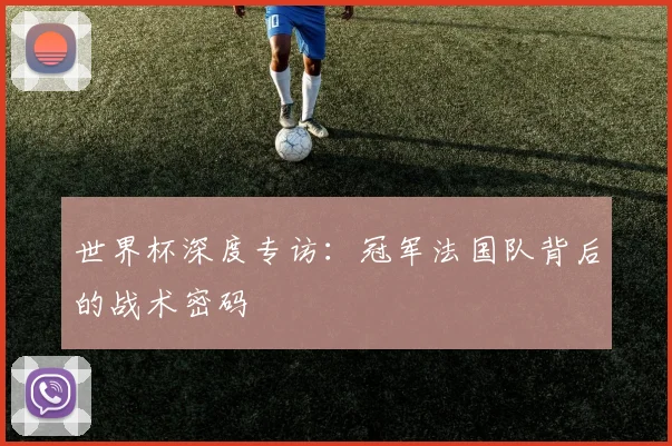 世界杯深度专访：冠军法国队背后的战术密码